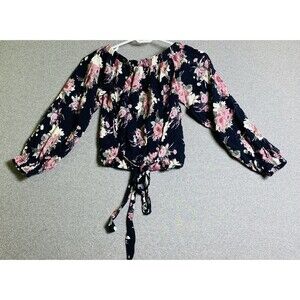 AZ Junior Top Long Sleeves Elastic Open Neck Sz S/M